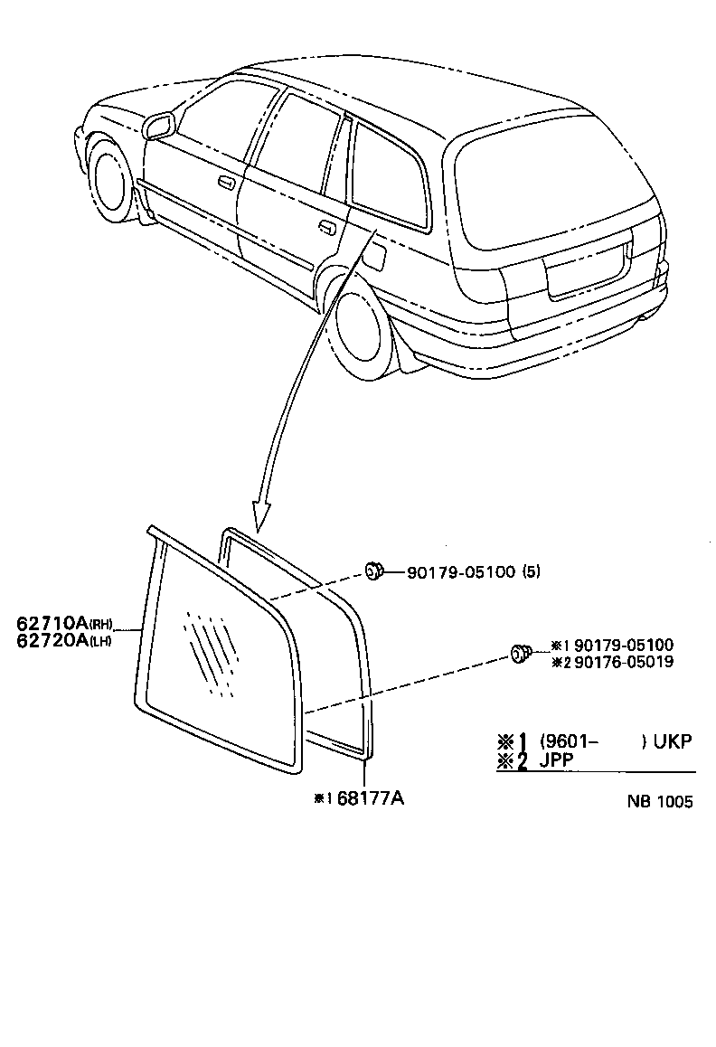  CARINA E UKP |  QUARTER WINDOW