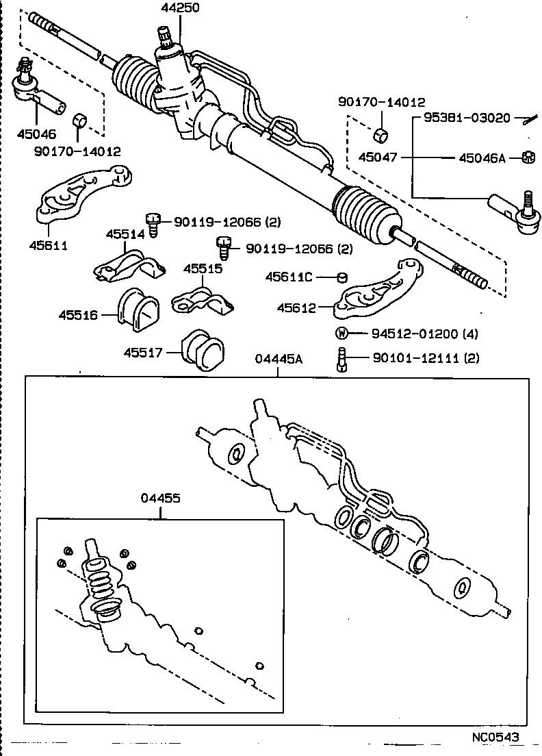  CRESSIDA |  FRONT STEERING GEAR LINK