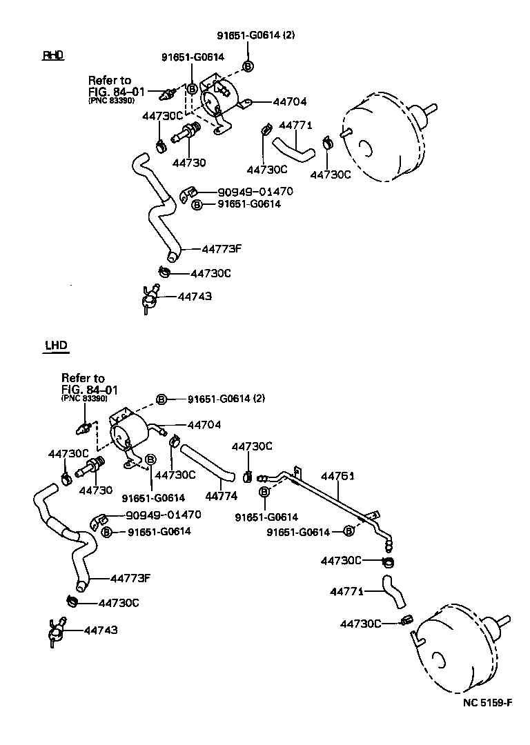  HILUX VWP |  BRAKE BOOSTER VACUUM TUBE