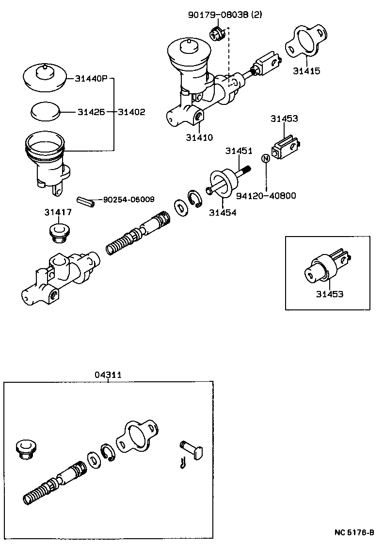  HILUX VWP |  CLUTCH MASTER CYLINDER