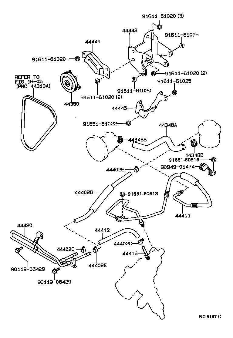  HILUX JPP |  POWER STEERING TUBE