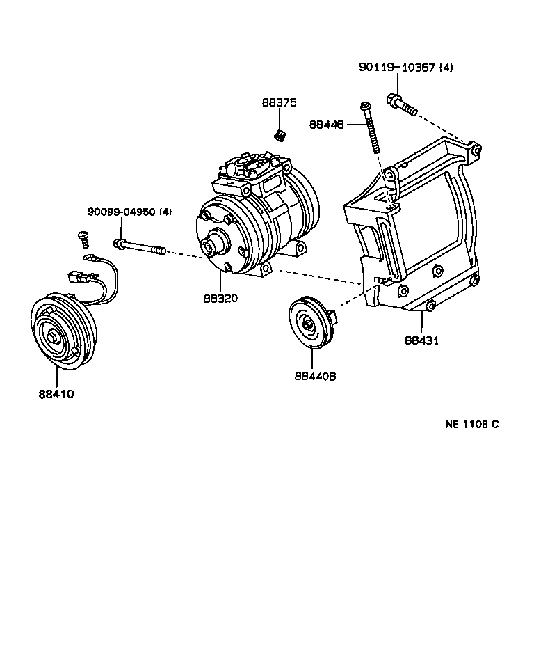  HILUX JPP |  HEATING AIR CONDITIONING COMPRESSOR