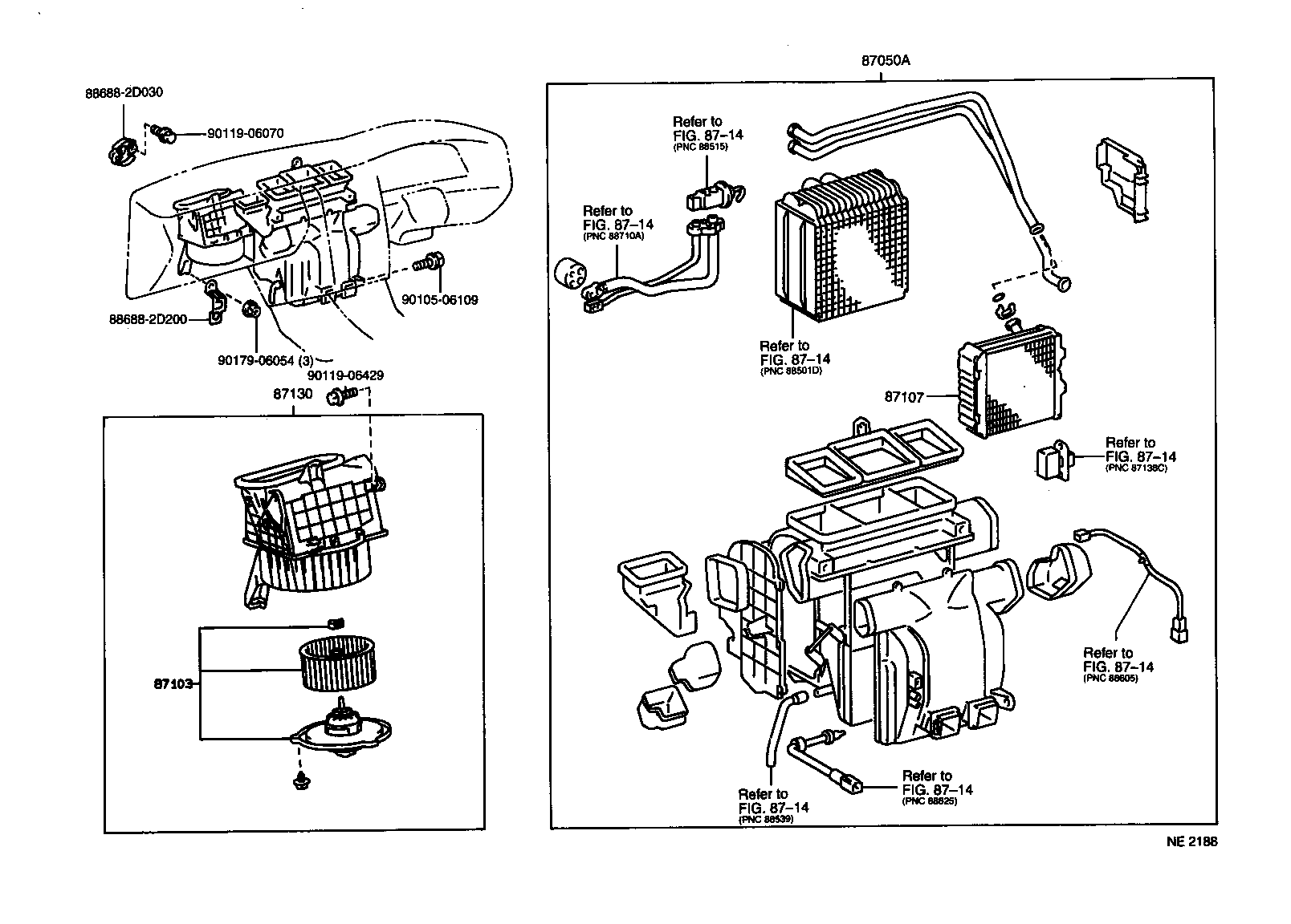  CARINA E UKP |  HEATING AIR CONDITIONING HEATER UNIT BLOWER