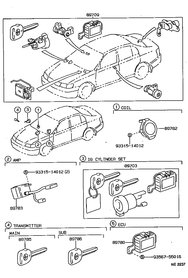  CARINA E UKP |  ANTI THEFT DEVICE