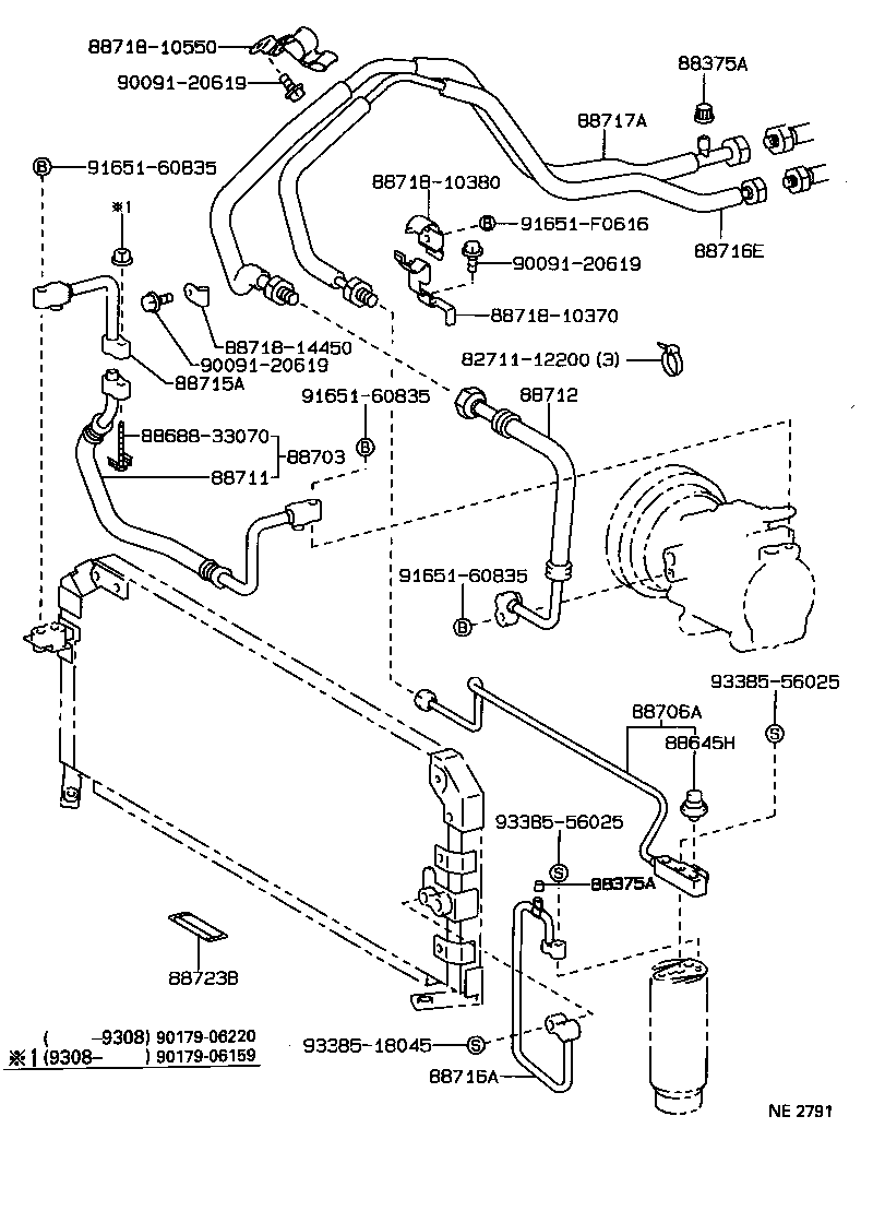  STARLET |  HEATING AIR CONDITIONING COOLER PIPING