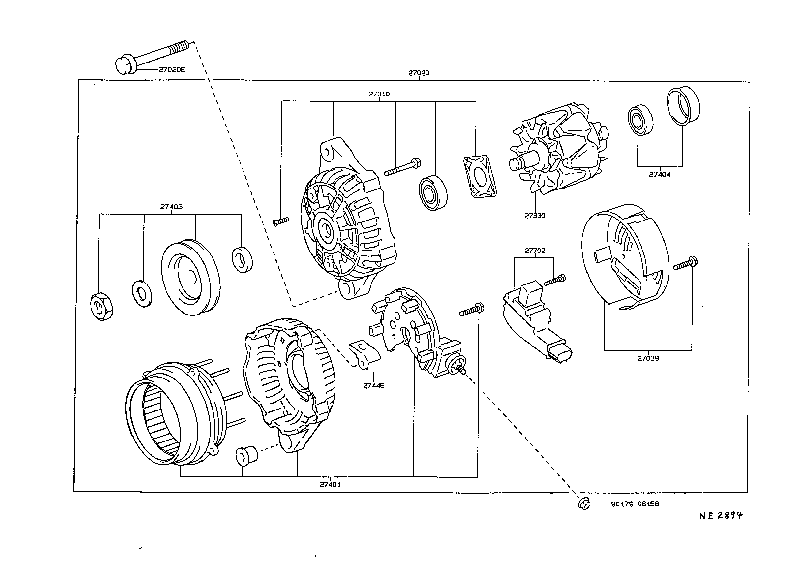  CARINA E UKP |  ALTERNATOR