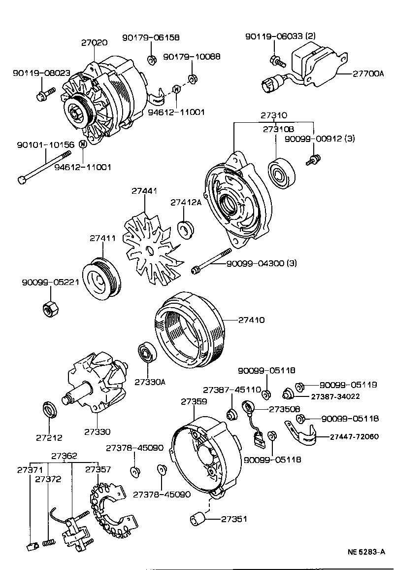  HILUX VWP |  ALTERNATOR