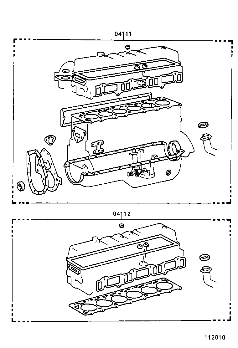  LAND CRUISER 60 |  ENGINE OVERHAUL GASKET KIT