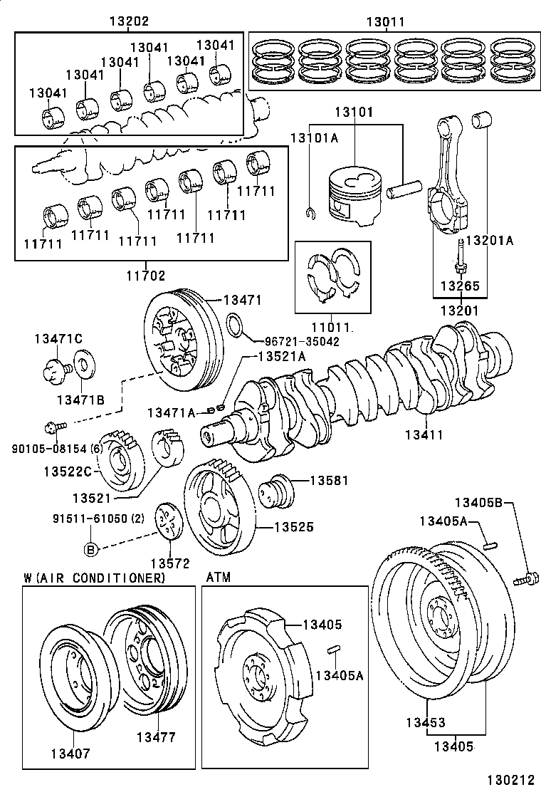  COASTER |  CRANKSHAFT PISTON