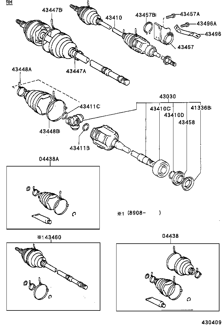  CAMRY |  FRONT DRIVE SHAFT