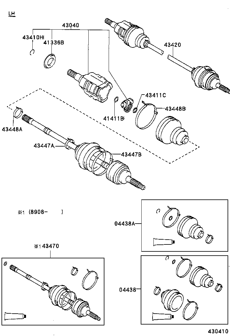  CAMRY |  FRONT DRIVE SHAFT