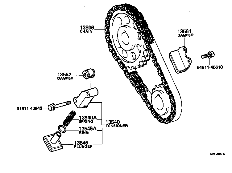  DYNA |  TIMING CHAIN