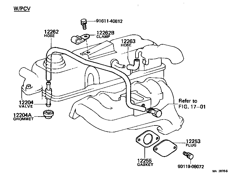  TOYOACE |  VENTILATION HOSE