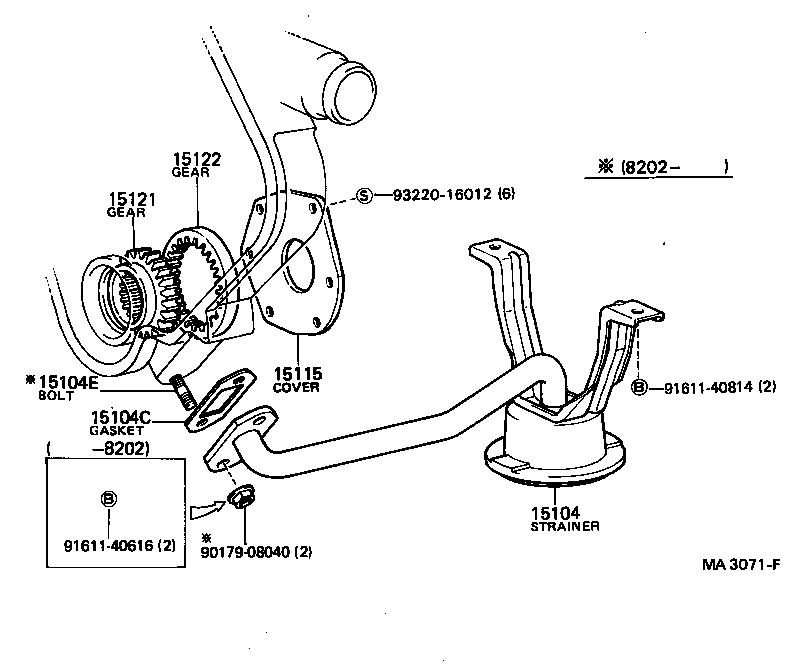  TOYOACE |  ENGINE OIL PUMP