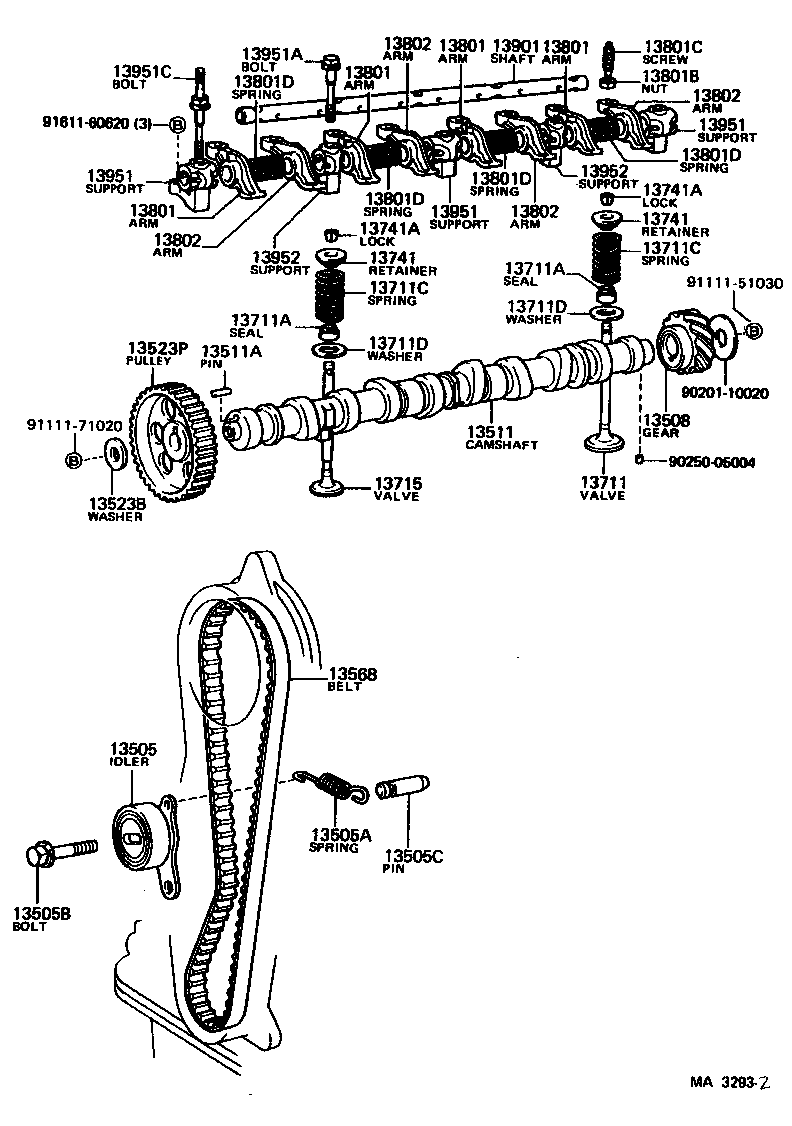  TERCEL |  CAMSHAFT VALVE