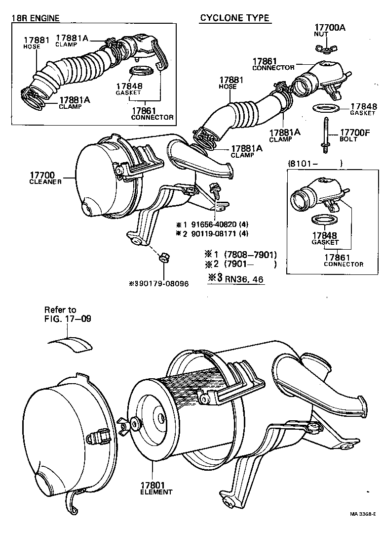  HILUX |  AIR CLEANER