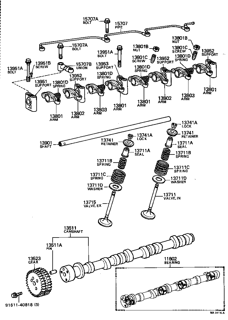  HILUX |  CAMSHAFT VALVE