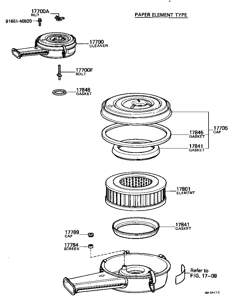  HILUX |  AIR CLEANER