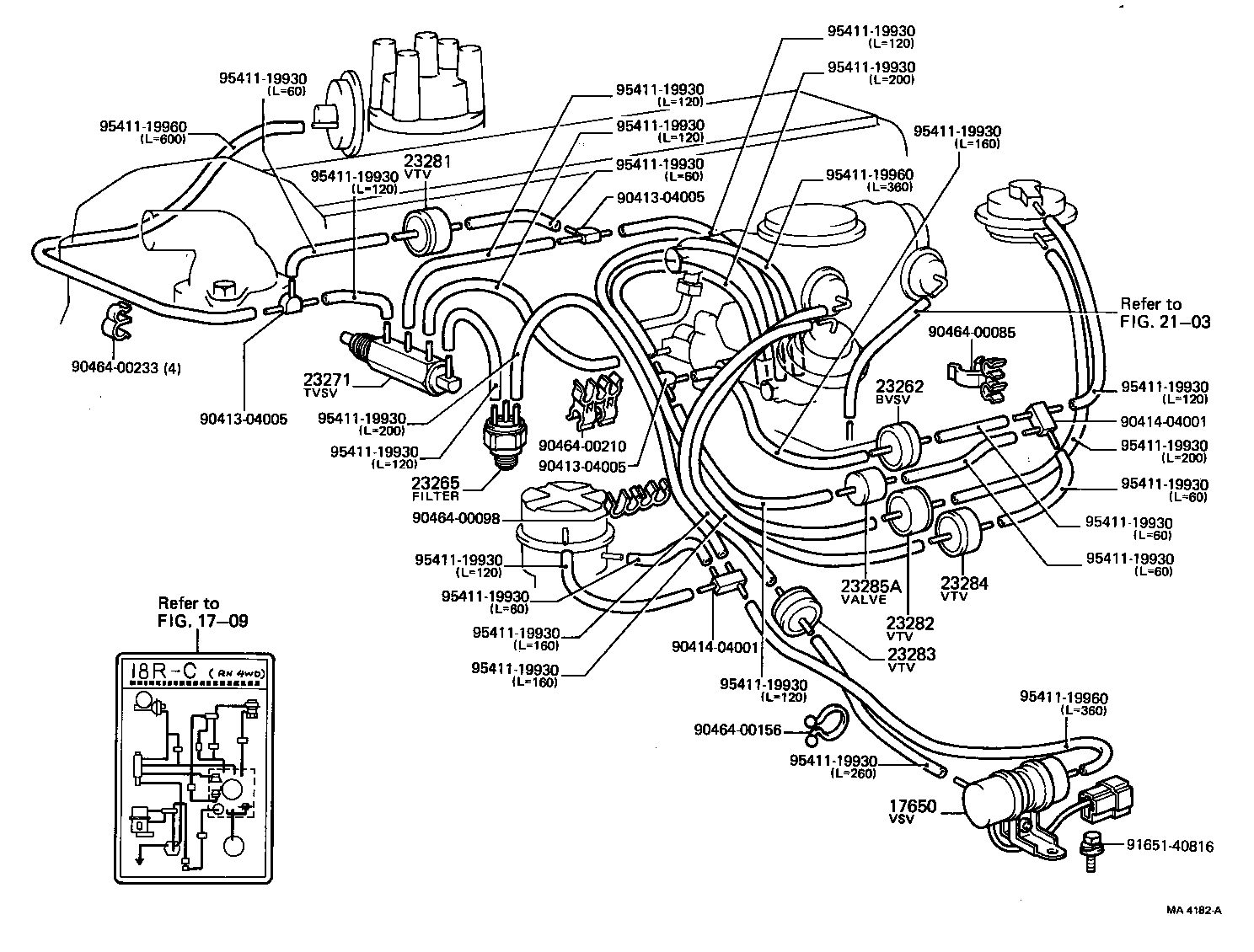  HILUX |  VACUUM PIPING