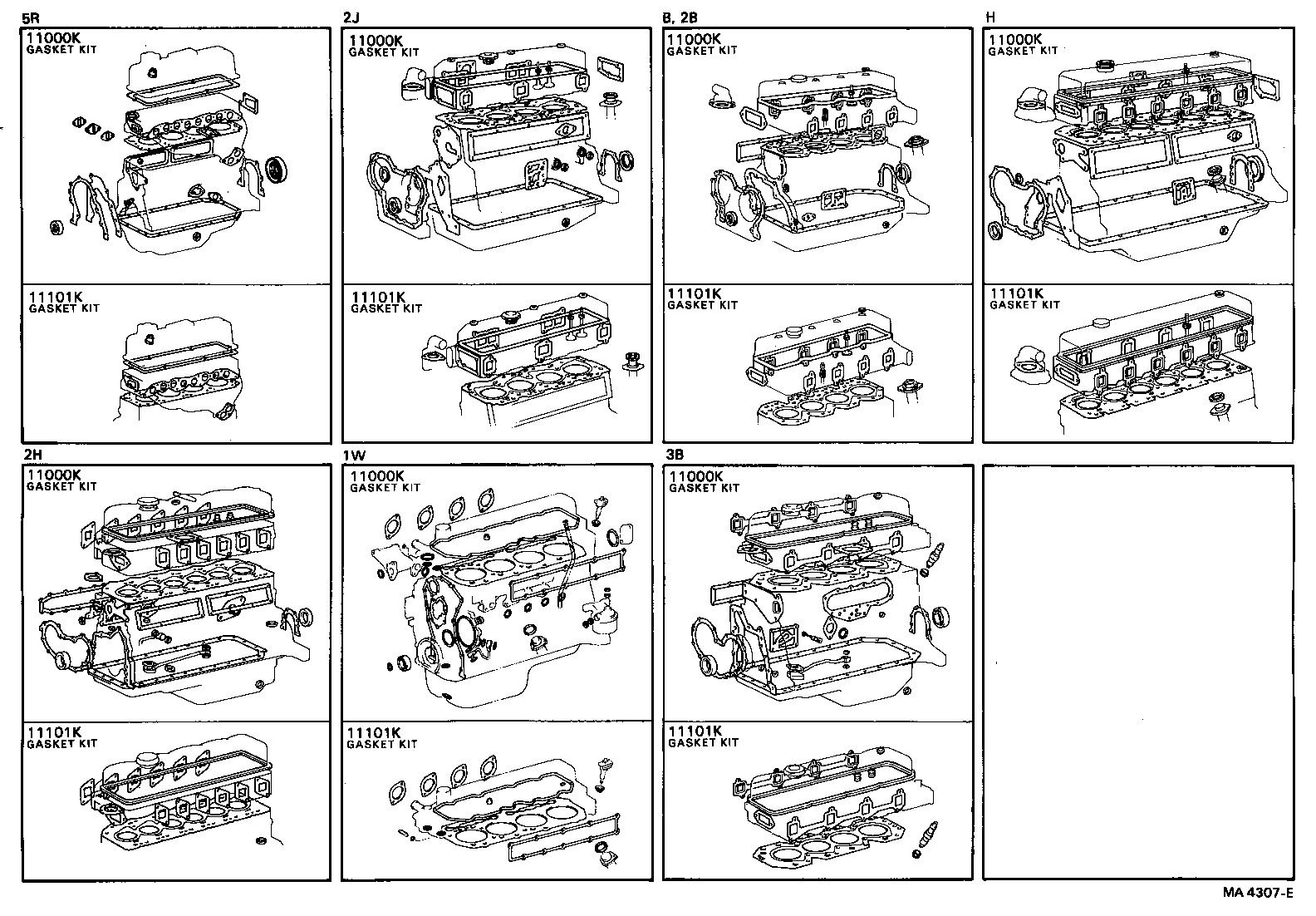  DYNA |  ENGINE OVERHAUL GASKET KIT