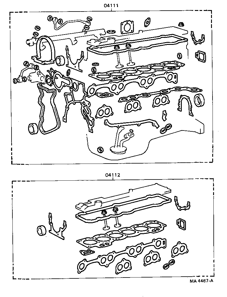  CRESSIDA |  ENGINE OVERHAUL GASKET KIT