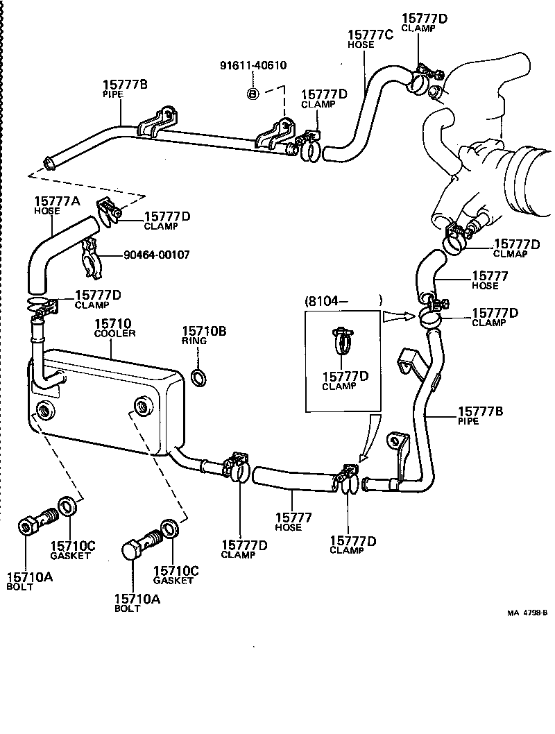  LAND CRUISER 40 |  ENGINE OIL COOLER