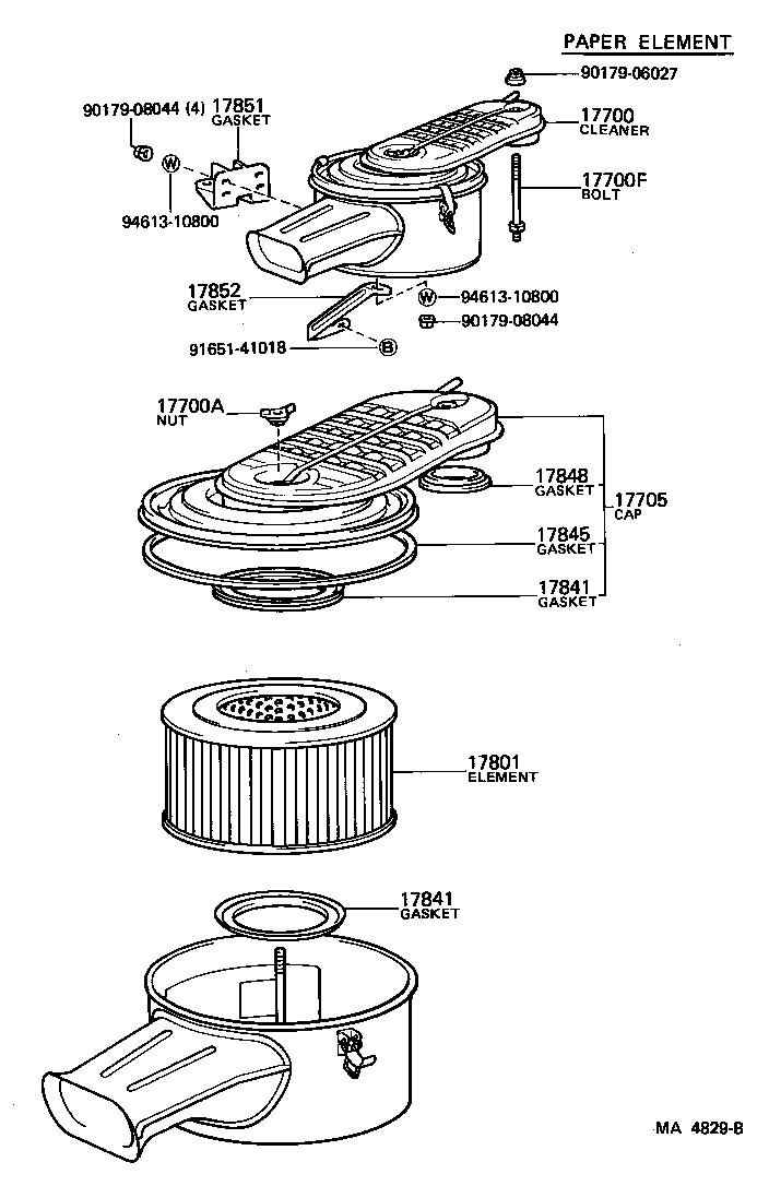  LAND CRUISER 40 |  AIR CLEANER