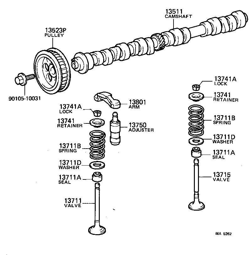  CELICA |  CAMSHAFT VALVE