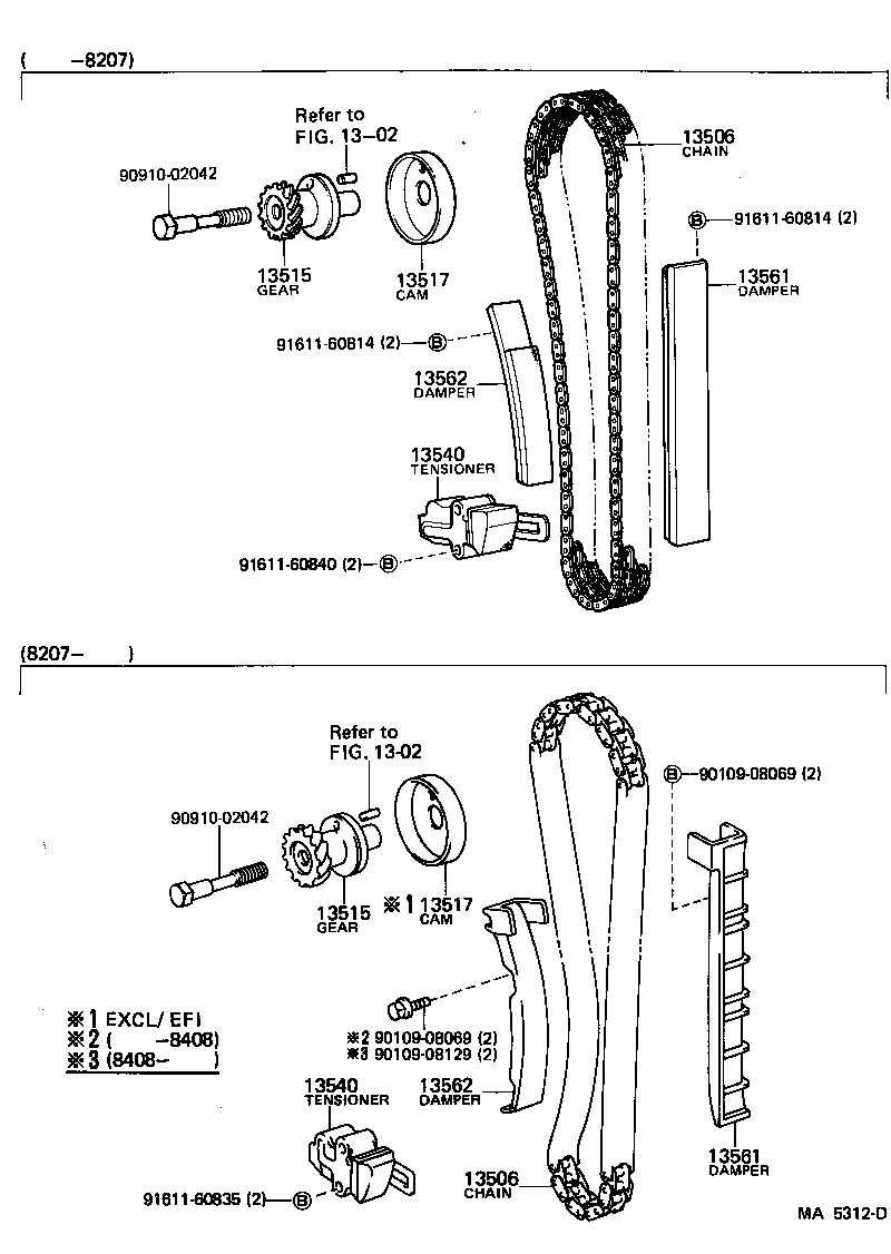  CELICA |  TIMING CHAIN