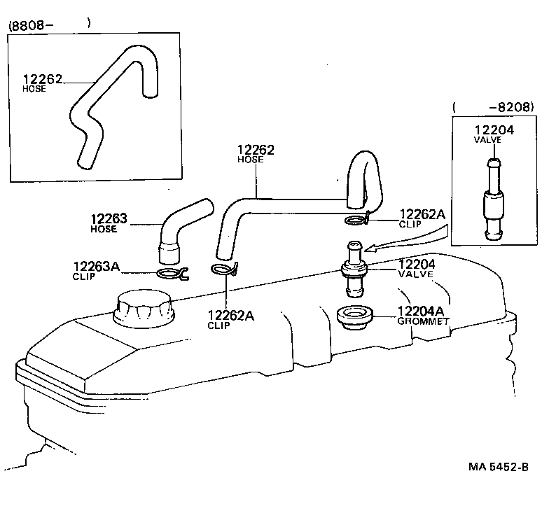  COASTER |  VENTILATION HOSE