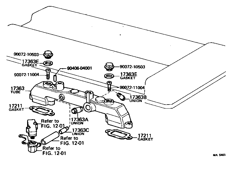  CELICA |  MANIFOLD AIR INJECTION SYSTEM