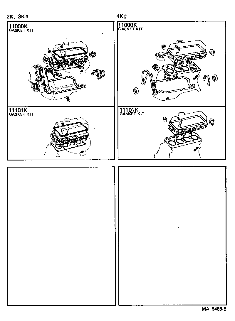  STARLET |  ENGINE OVERHAUL GASKET KIT