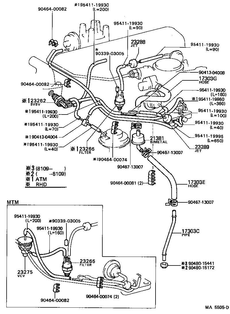  STARLET |  VACUUM PIPING