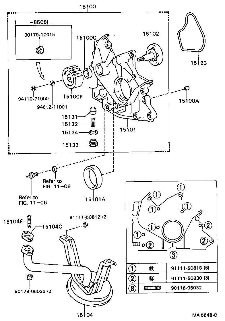  COROLLA |  ENGINE OIL PUMP