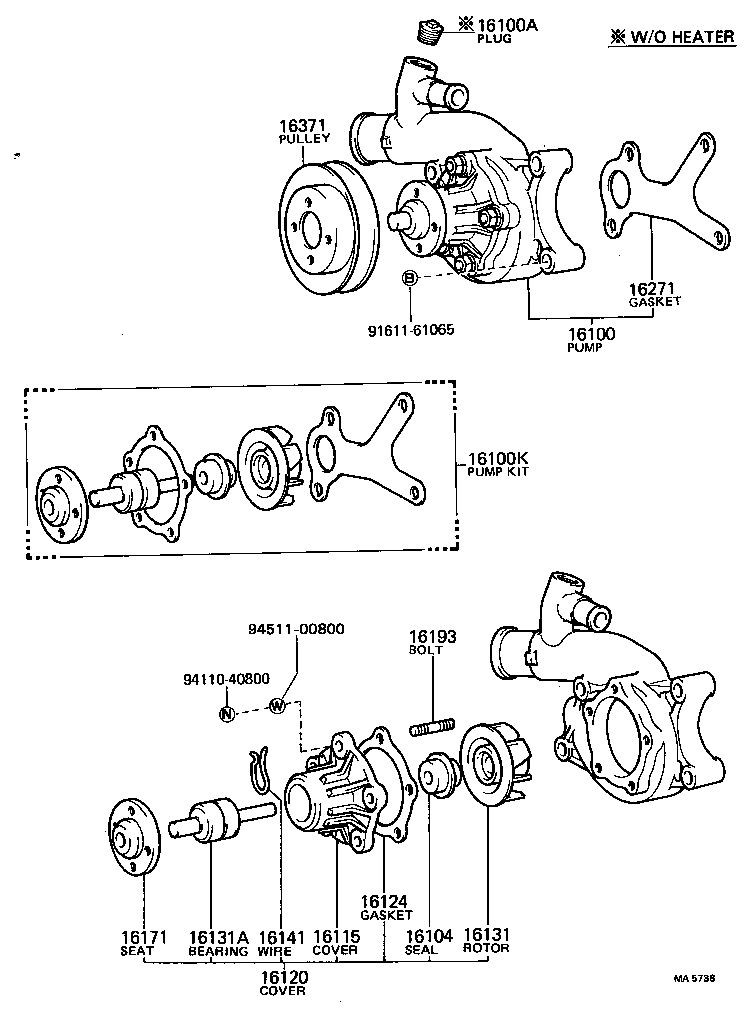  DYNA |  WATER PUMP