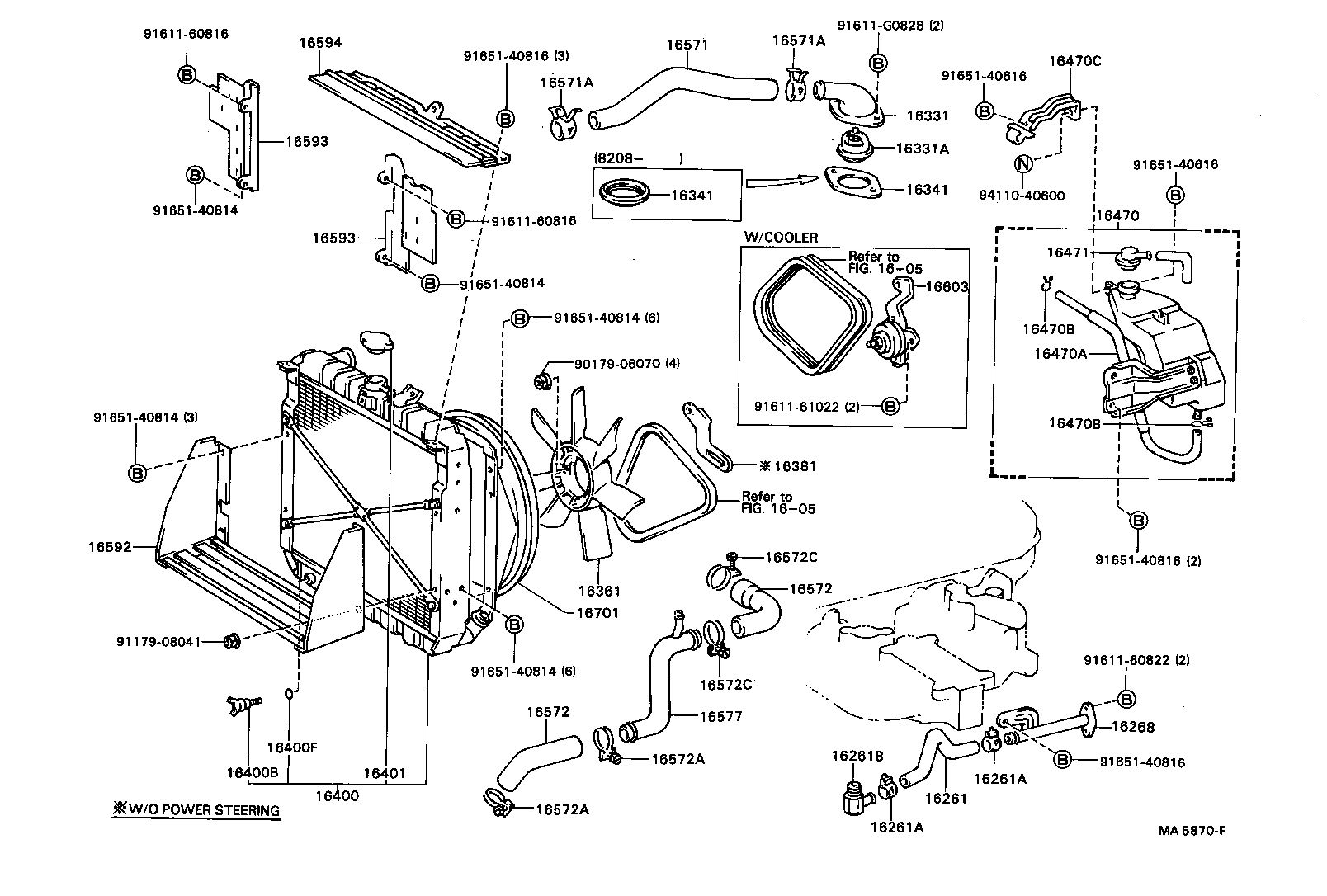  COASTER |  RADIATOR WATER OUTLET