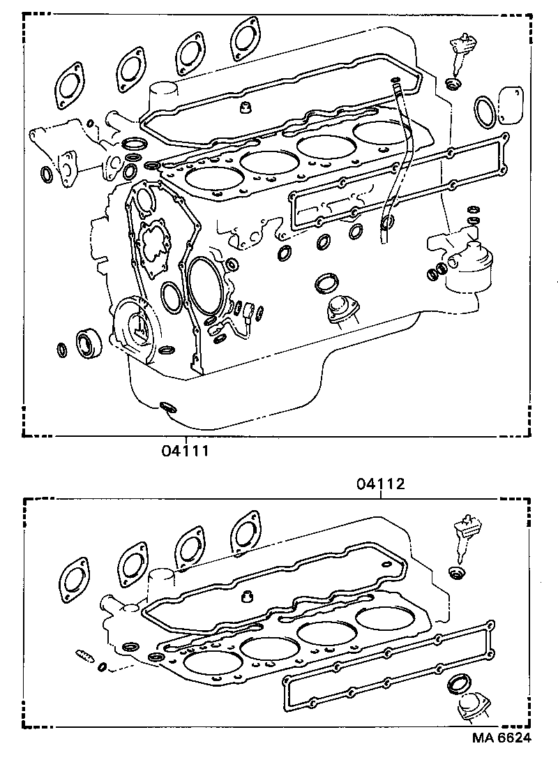  DYNA |  ENGINE OVERHAUL GASKET KIT