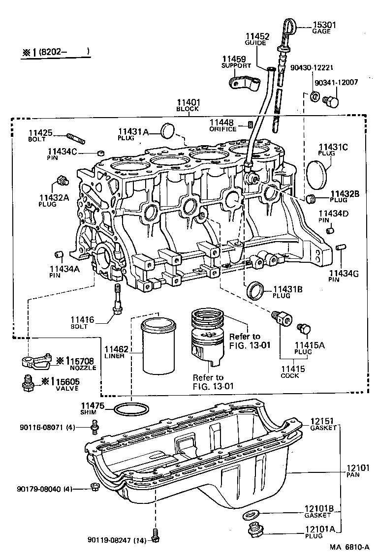  TOYOACE |  CYLINDER BLOCK