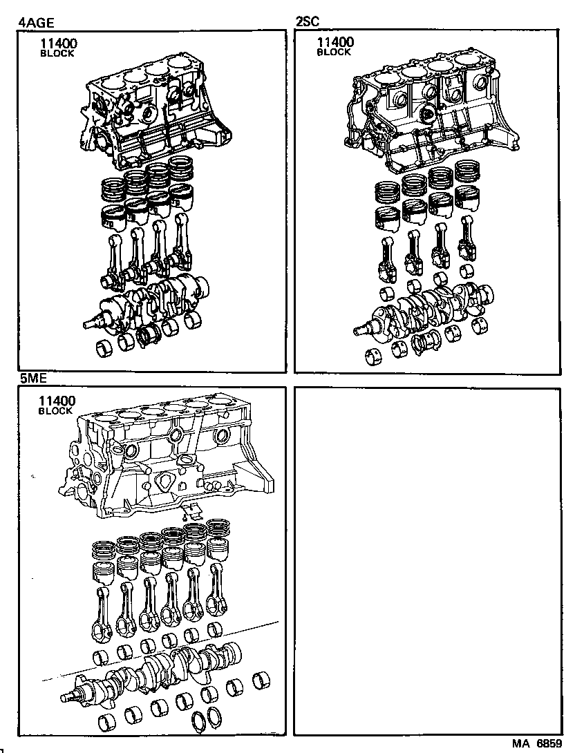  CELICA |  SHORT BLOCK ASSEMBLY
