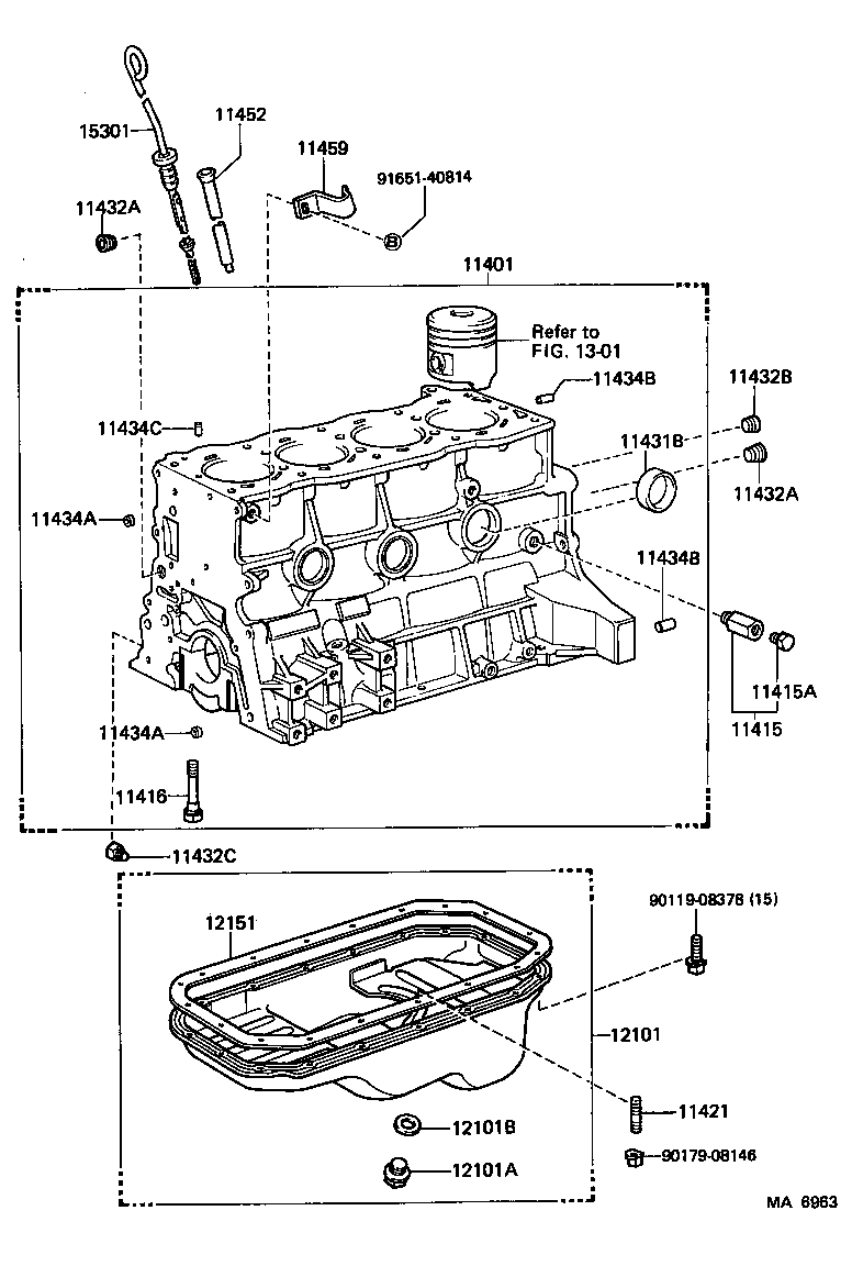  4 RUNNER TRUCK |  CYLINDER BLOCK