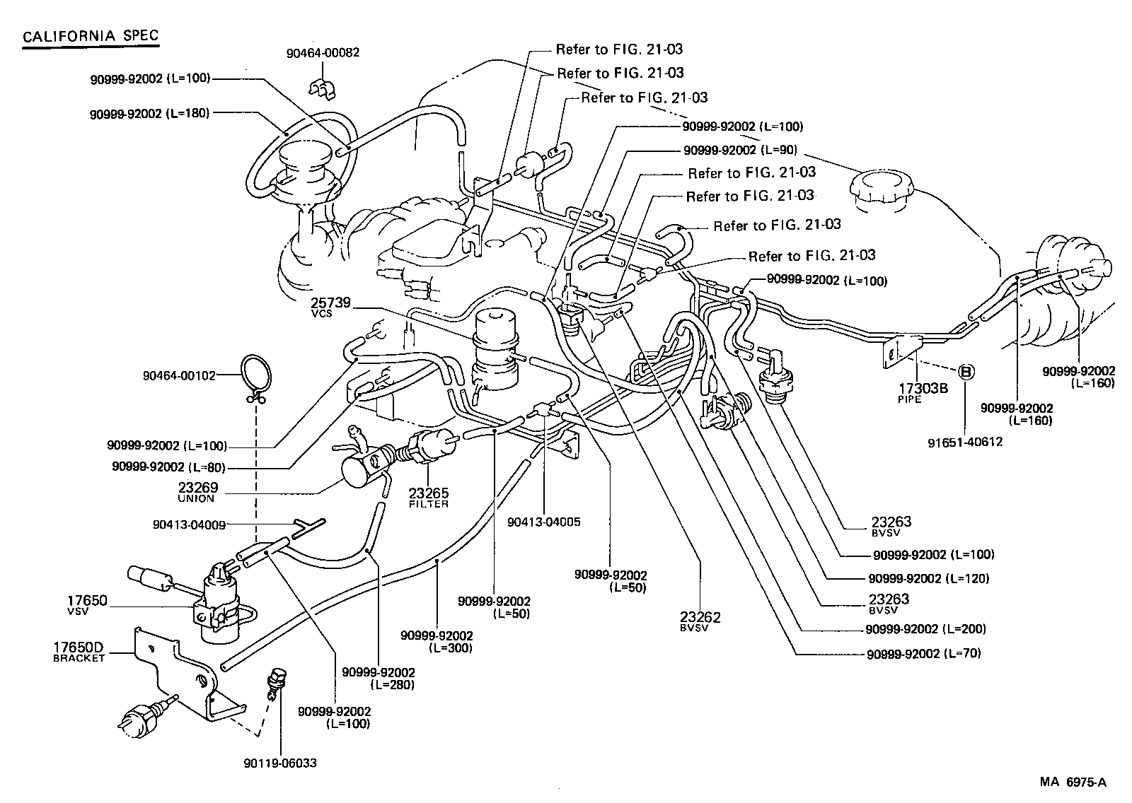  4 RUNNER TRUCK |  VACUUM PIPING
