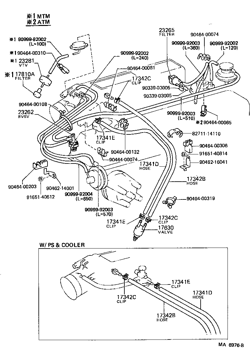  4 RUNNER TRUCK |  VACUUM PIPING