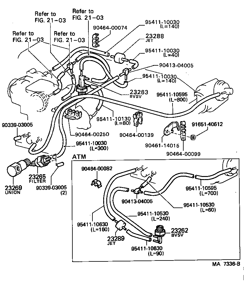  CELICA |  VACUUM PIPING