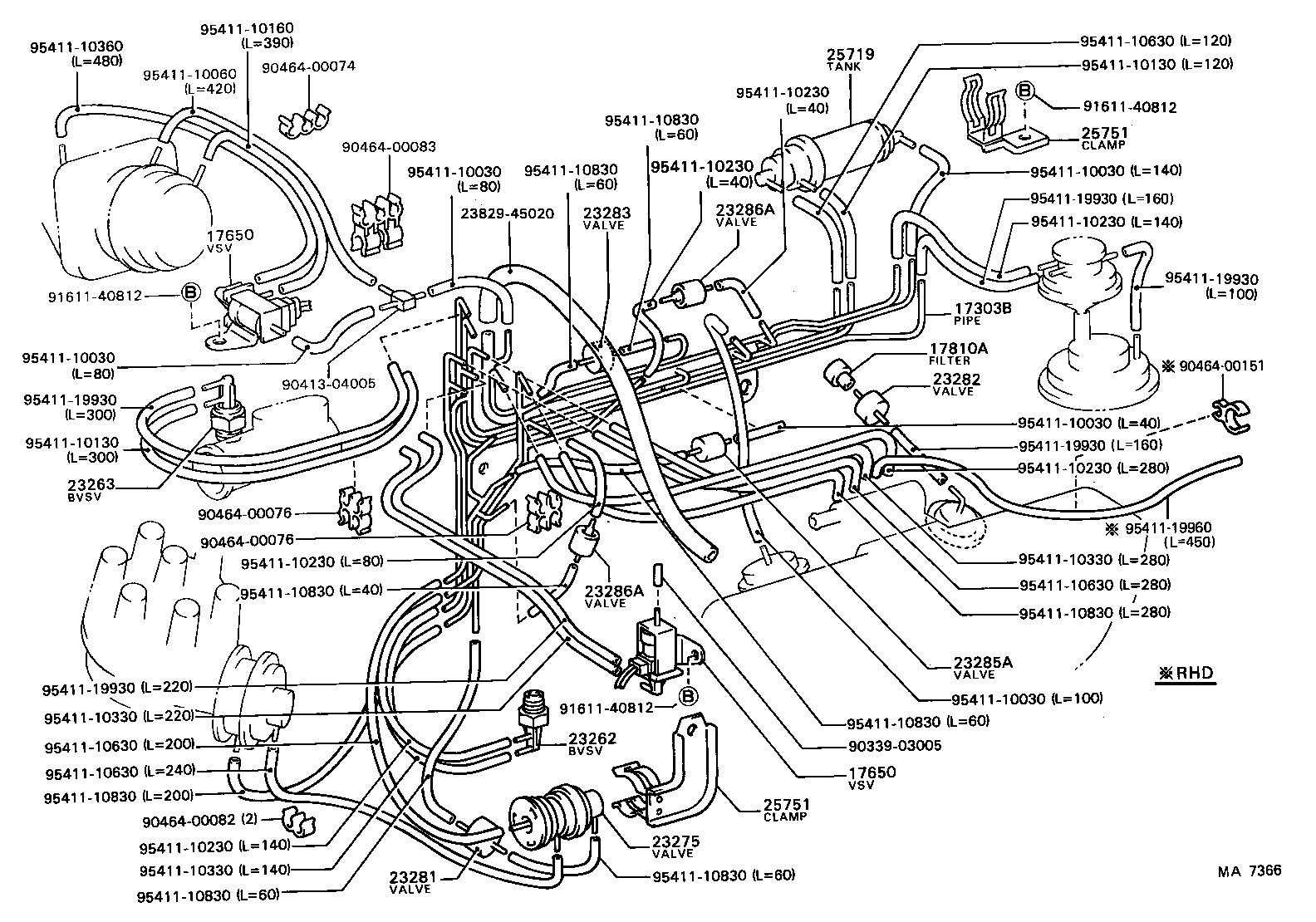  CELICA |  VACUUM PIPING