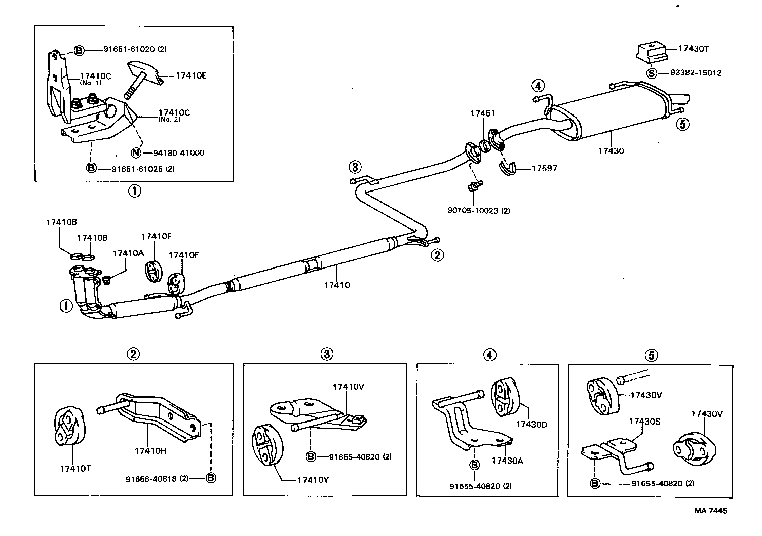  CAMRY |  EXHAUST PIPE