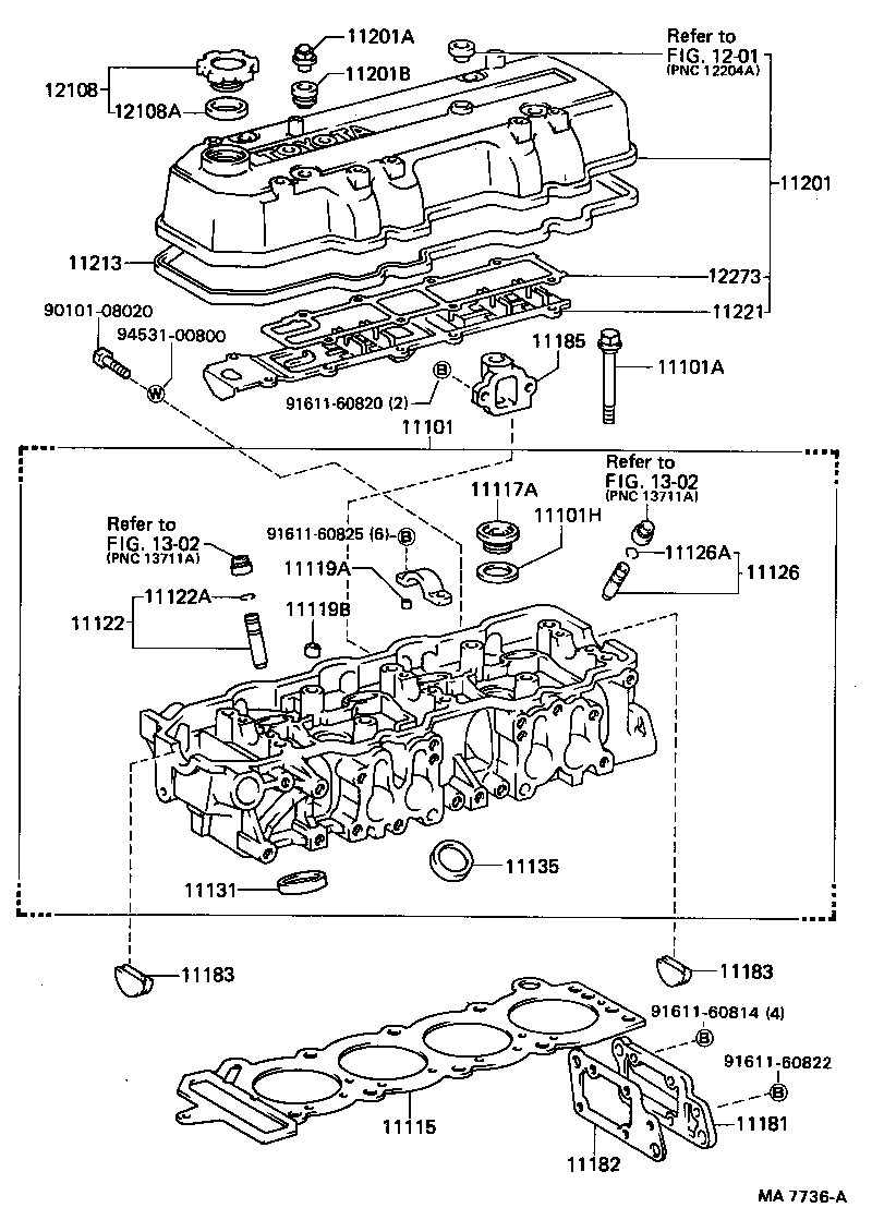  DYNA |  CYLINDER HEAD