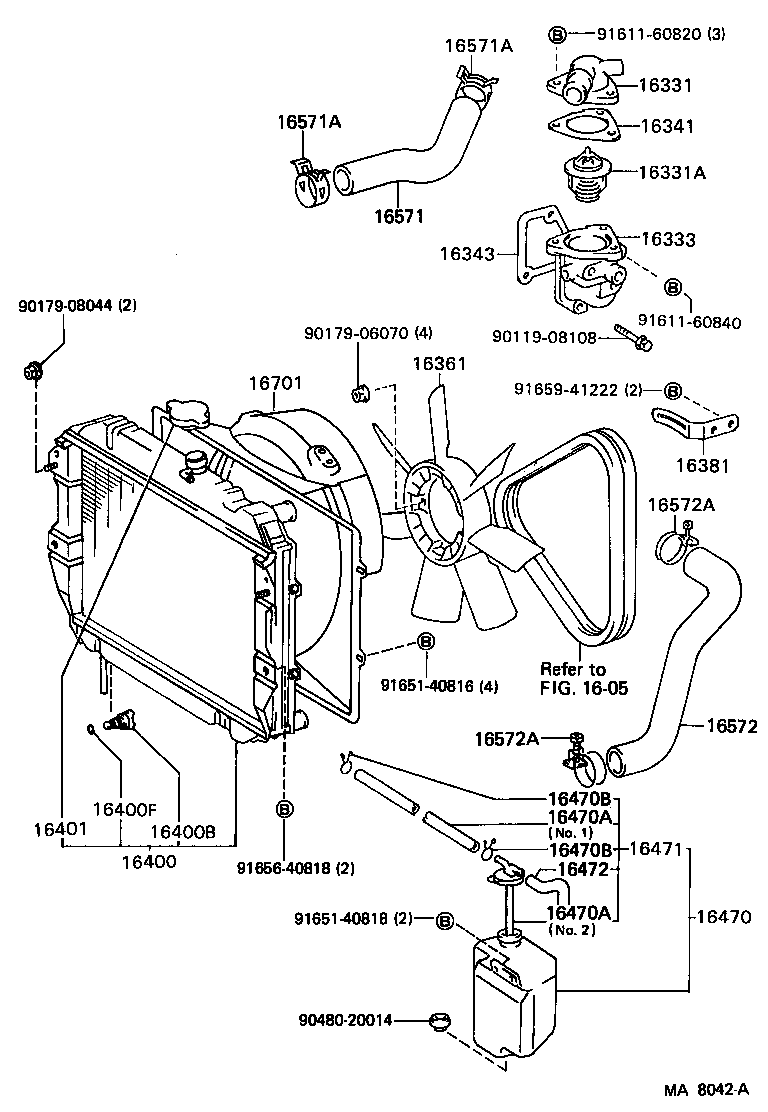  LAND CRUISER 70 |  RADIATOR WATER OUTLET