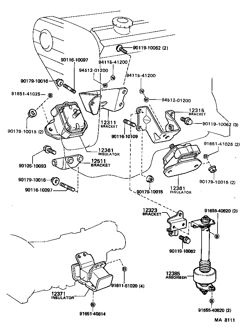  CELICA |  MOUNTING