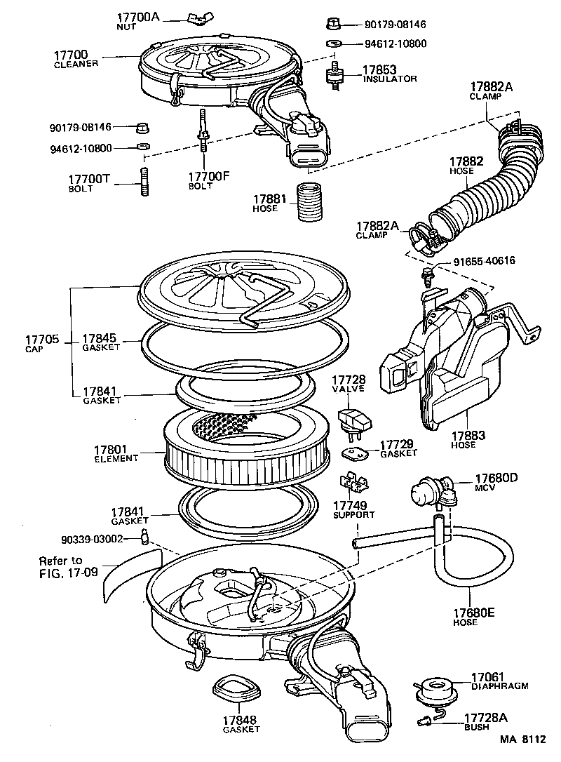  CELICA |  AIR CLEANER