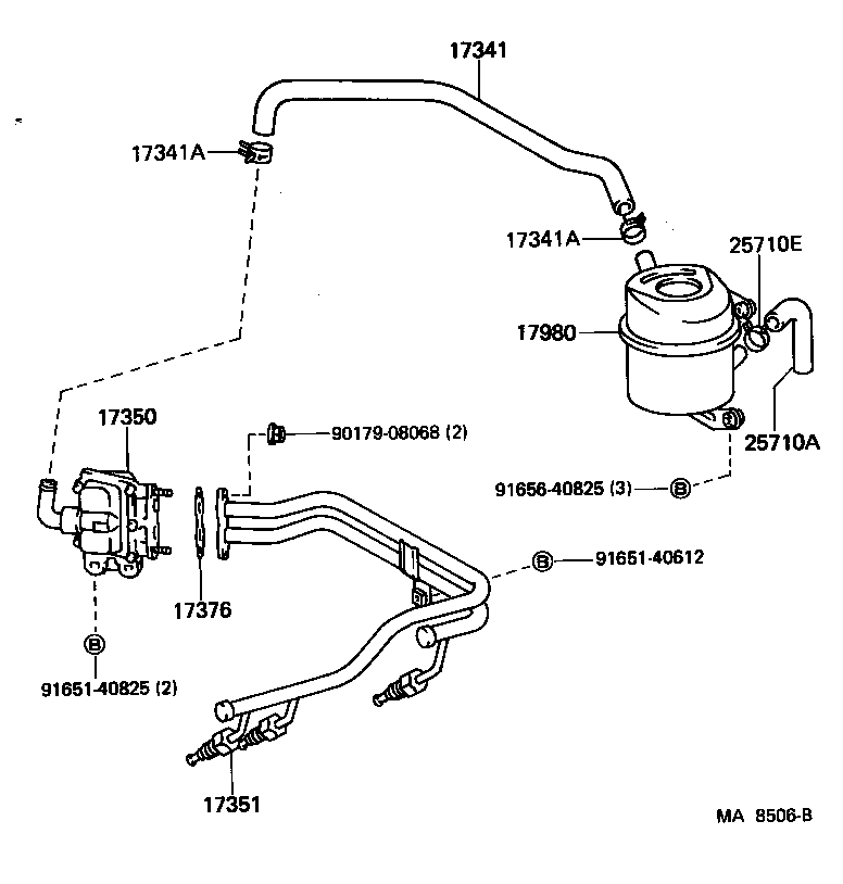  LITEACE VAN WAGON |  MANIFOLD AIR INJECTION SYSTEM